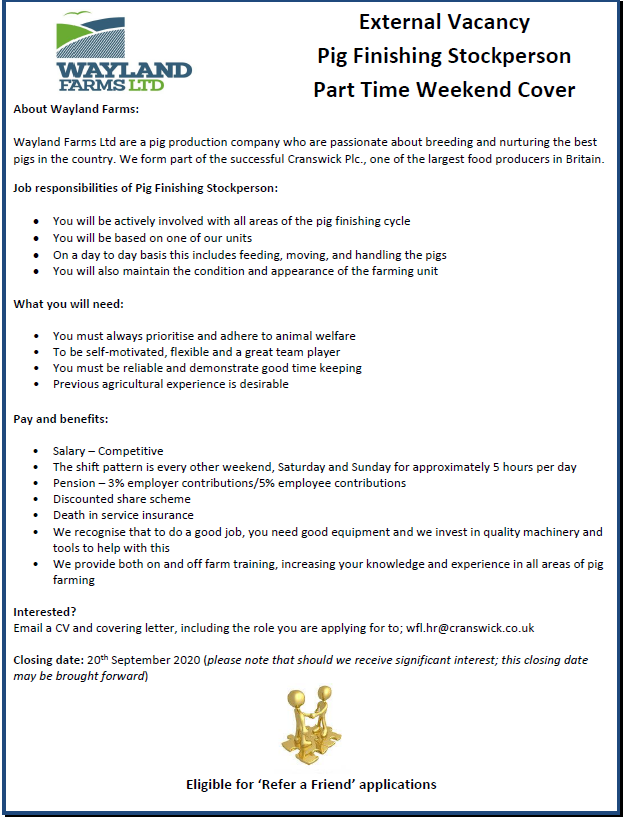 Careers Wayland Farms