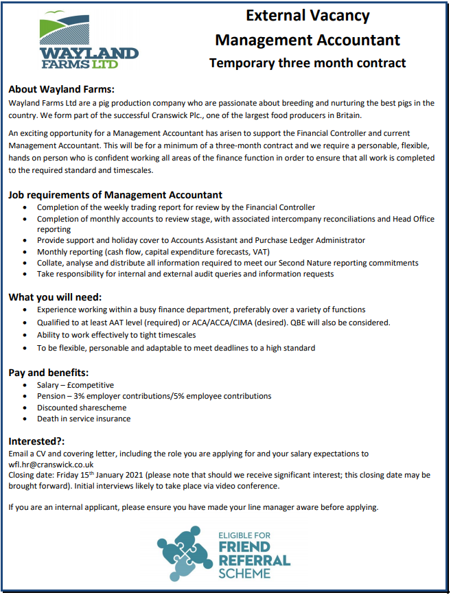 Careers Wayland Farms